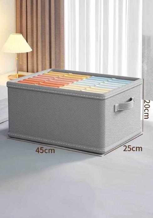 Aberto Design korpa za odlaganje YLC.D.K.K-027, 45x20x25cm, siva