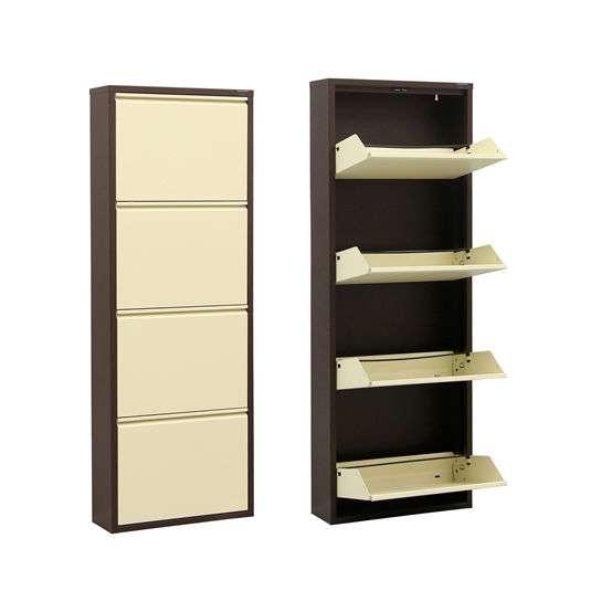 Hanah Home Stalak za cipele Marino 4, 50x137x15 cm, Smeđa