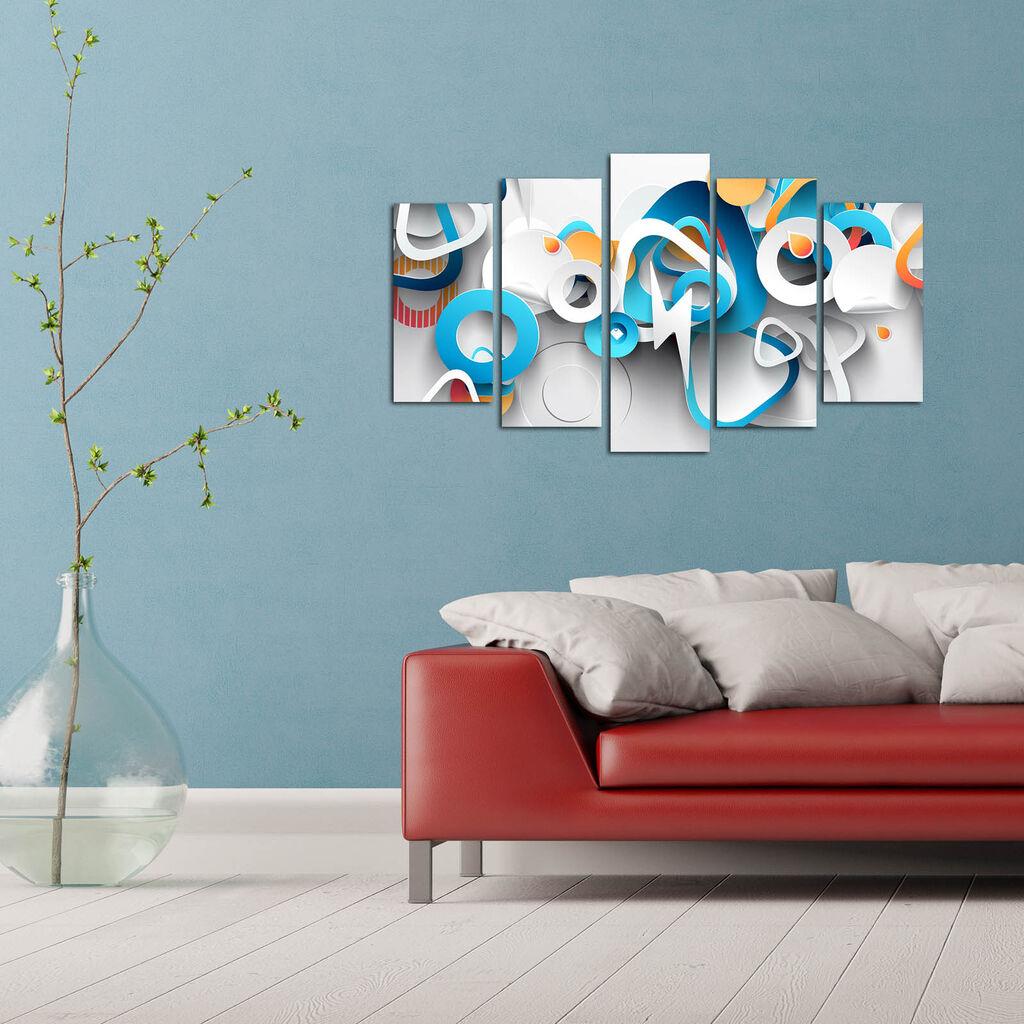 Wallity set figura 5ABSMDF-74, 5 dijelova