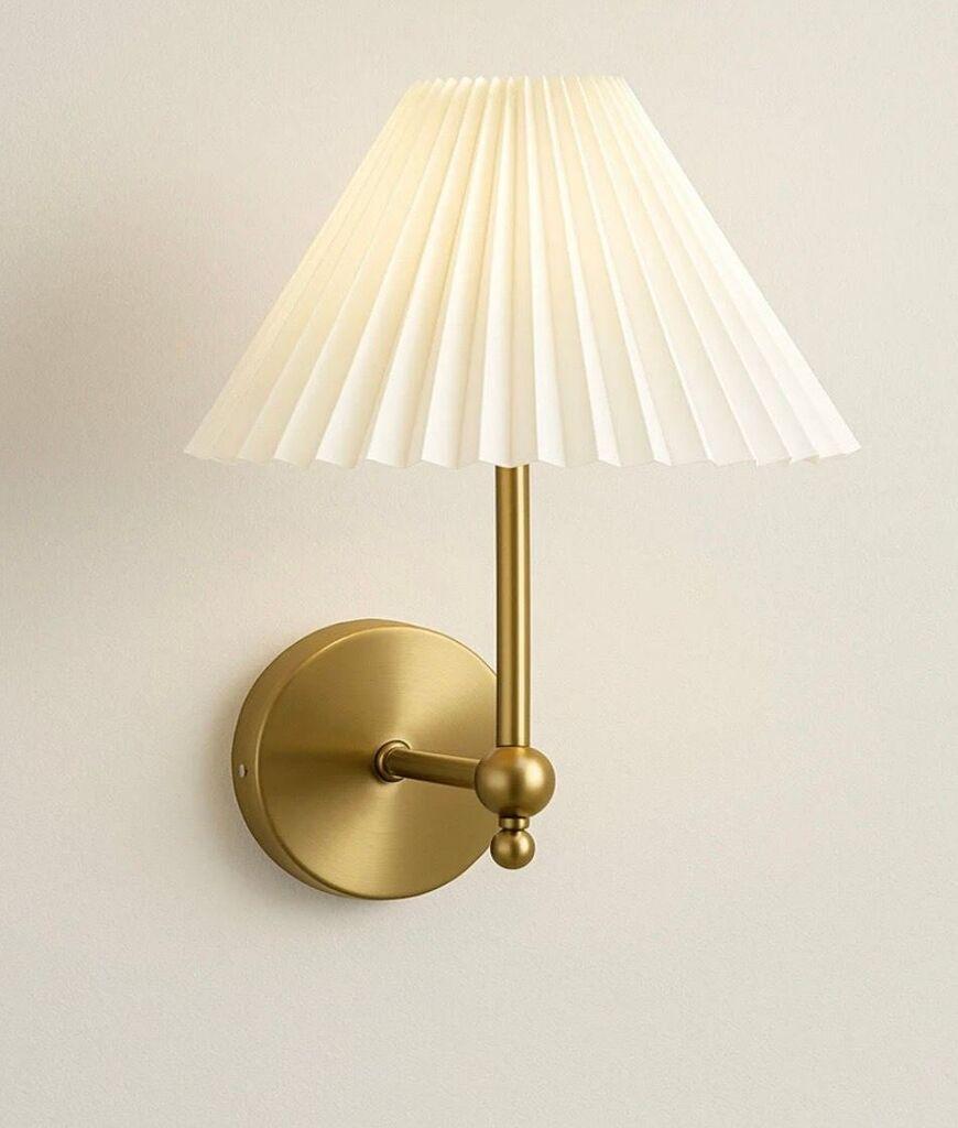 Opviq Zidna lampa BRZ-343402, Zlatna boja