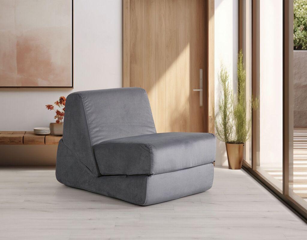 Atelier del Sofa Sklopiva fotelja Origami, 100x70x70cm, Antracit