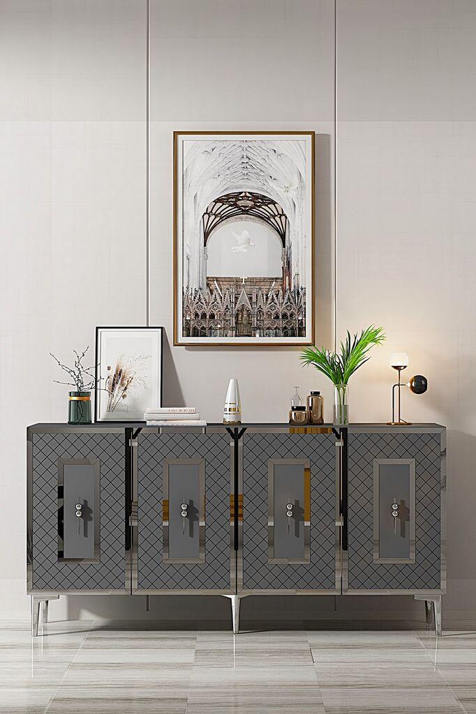 Hanah Kućna konzola Puma 150, 150x75x32 cm, Antracit