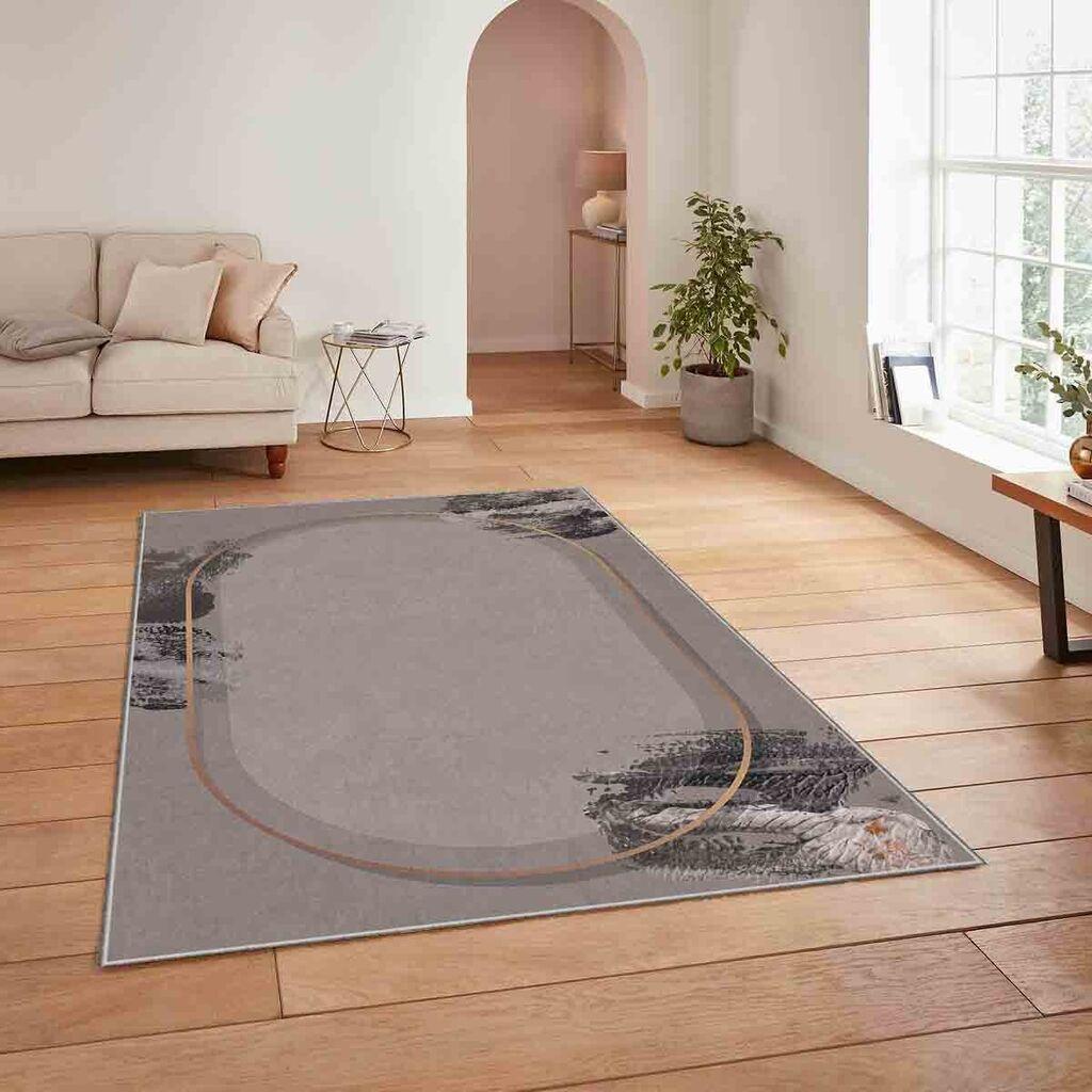 Conceptum Hypnose tepih HM-CRP25-41, pravougaoni, 80 x 140 cm, siva