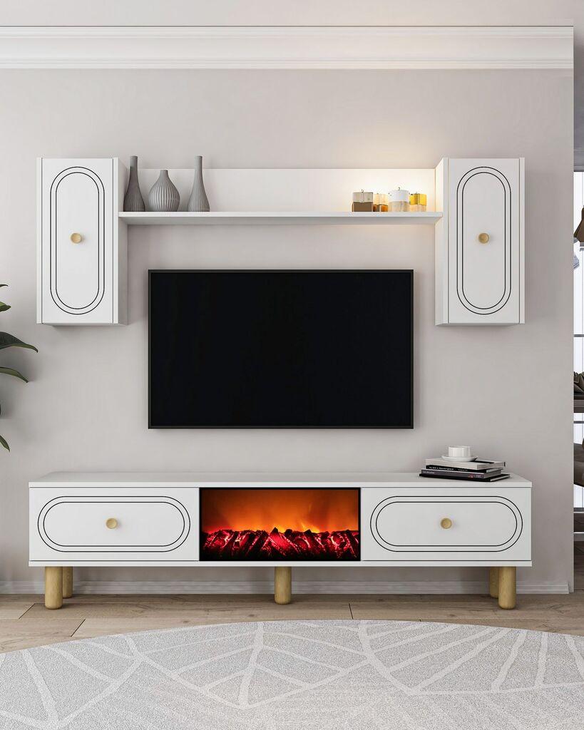 Hanah Home TV stalak, Bijeli