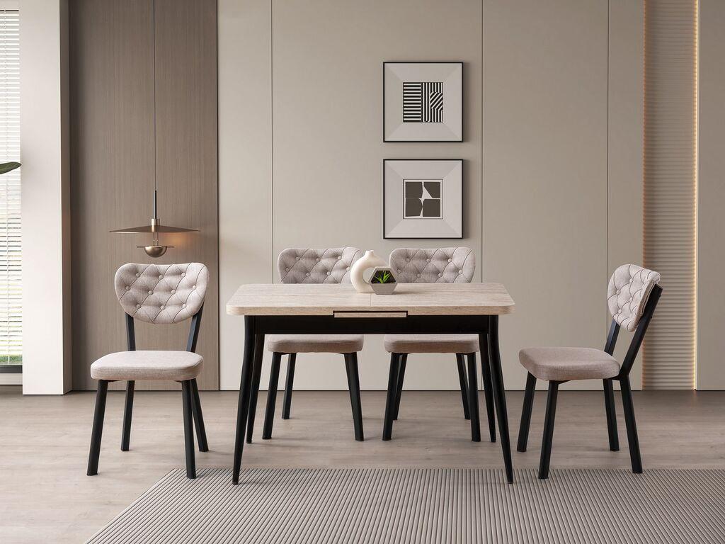 Hanah Home Split trpezarijski sto Ay 1186, 120x75x70 cm, Bež