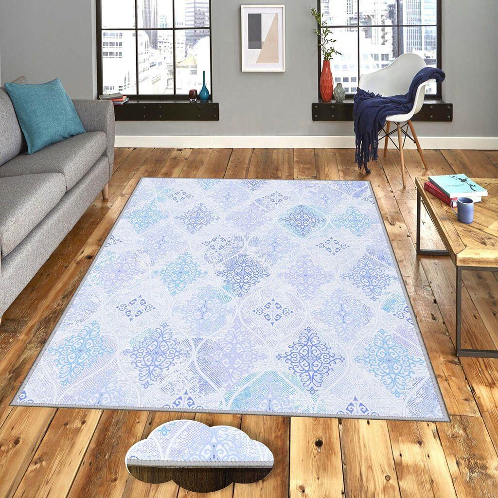 Conceptum Hypnose tepih Eexfab979-1, pravokutni, 80 x 120 cm, svijetloplava