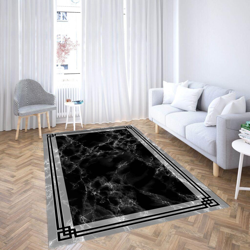 Conceptum Hypnose tepih CG_116, pravougaoni, 180 x 280 cm, crno-siva