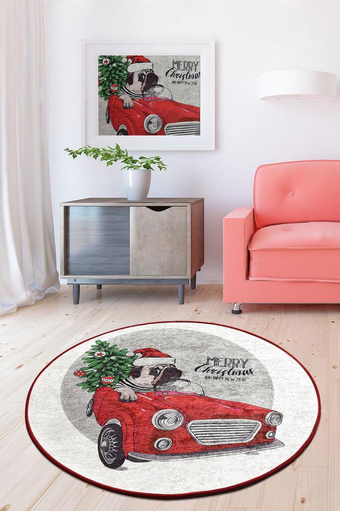 Conceptum Hypnose Carpet Sretan Božić, 140cm, Šaren