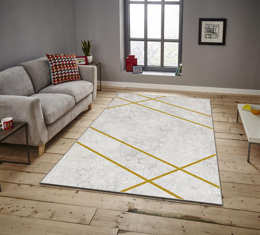 Conceptum Hypnose tepih Asr Crpt-124, pravougaoni, 100 x 140 cm, bijeli