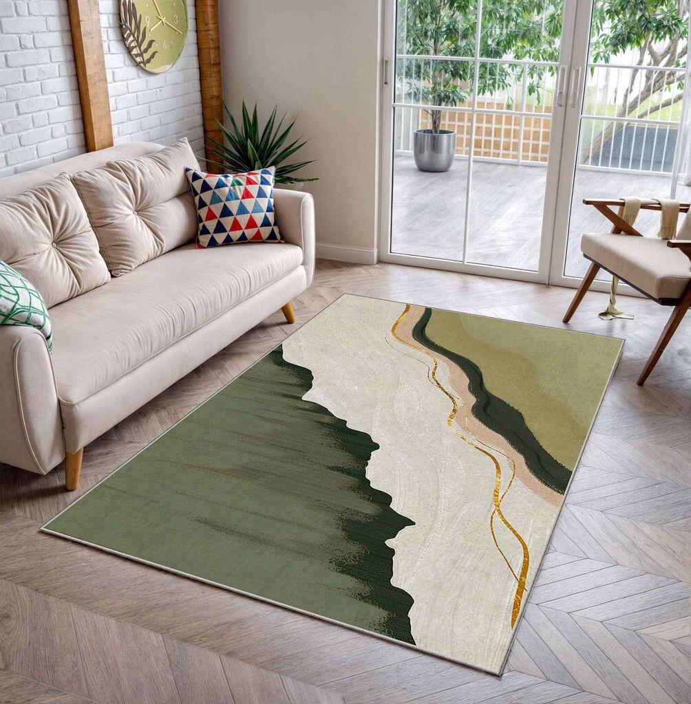 Conceptum Hypnose tepih Shml12, pravokutni, 120 x 180 cm, maslinasto-bež