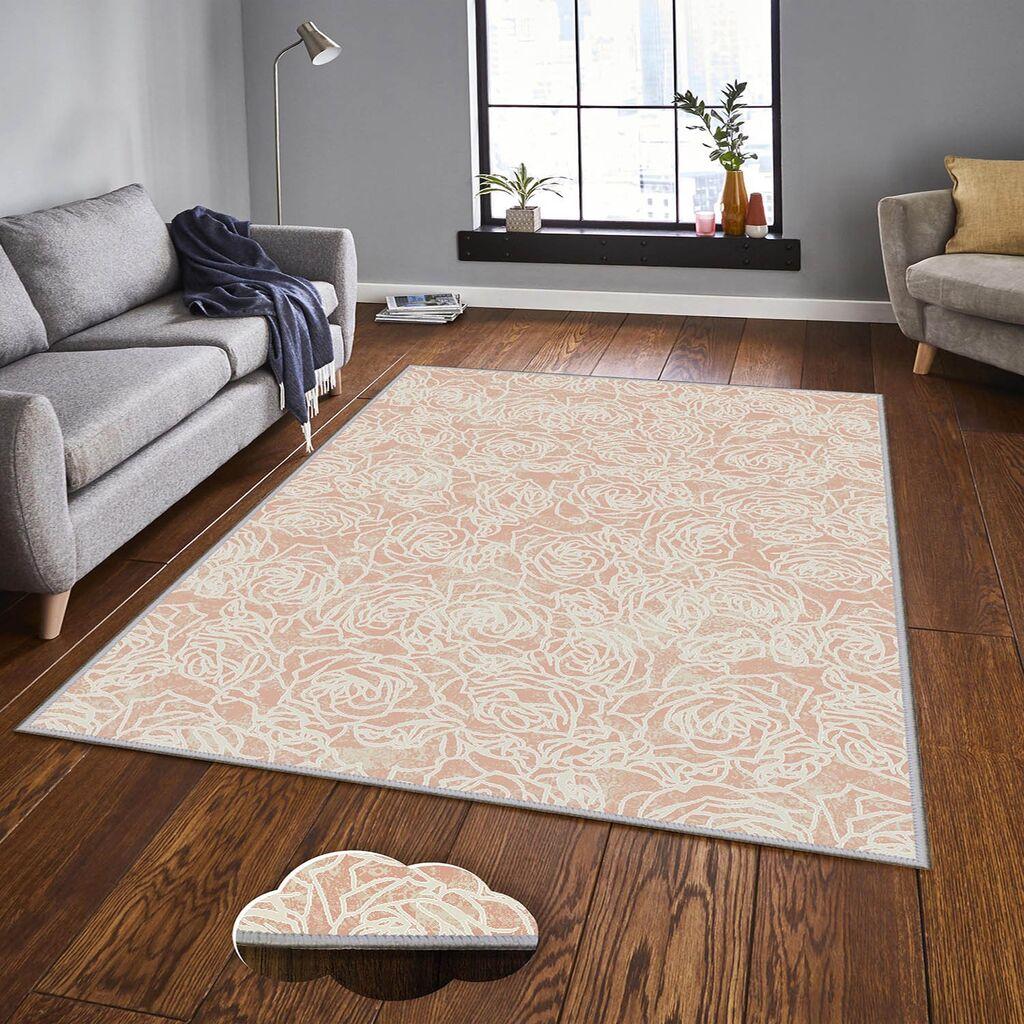 Conceptum Hypnose tepih Eexfab1136, pravougaoni, 120 x 180 cm, krem-roza