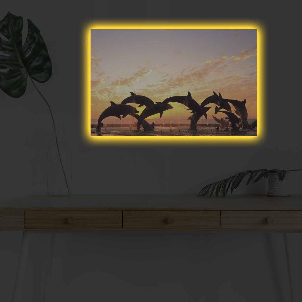 Zidna slika sa LED osvjetljenjem 4570DHDACT-049, 45x70 cm