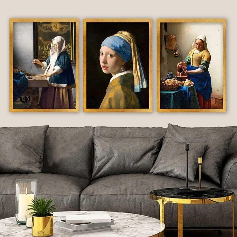 Wallity Set uramljenih slika 3AC_UN1015467, 3 dijela