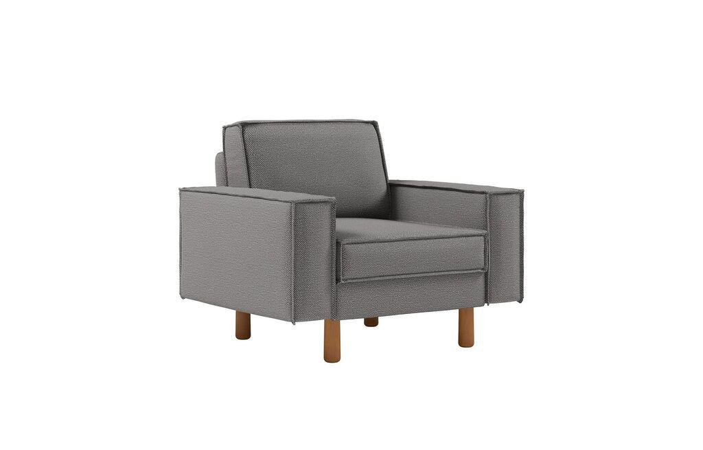 Atelier del Sofa Fotelja Sparrow 1, Siva