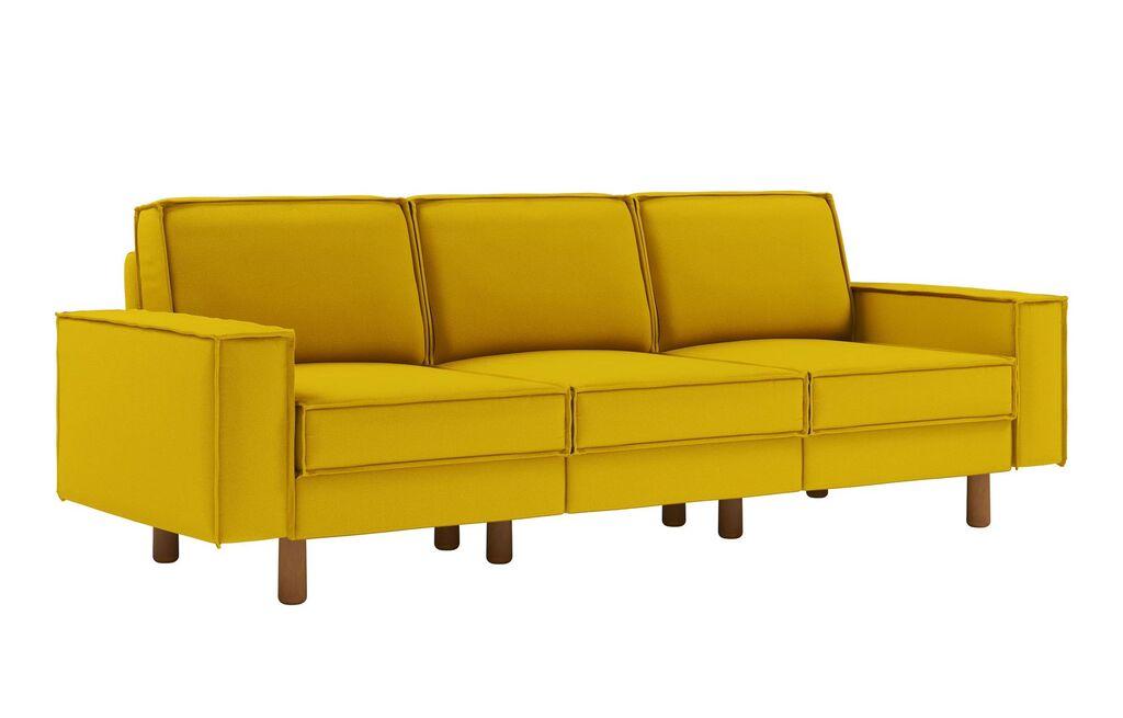 Atelier del Sofa Trosed Sparrow Extra 3, 238x89x87 cm, Žuta