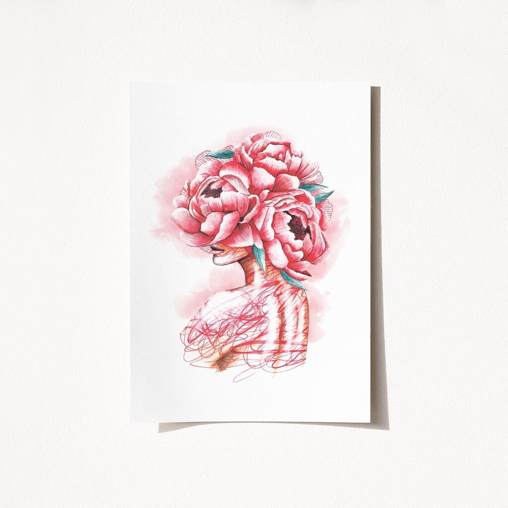Wallity Poster Cvijetnica-2096, 50x70 cm