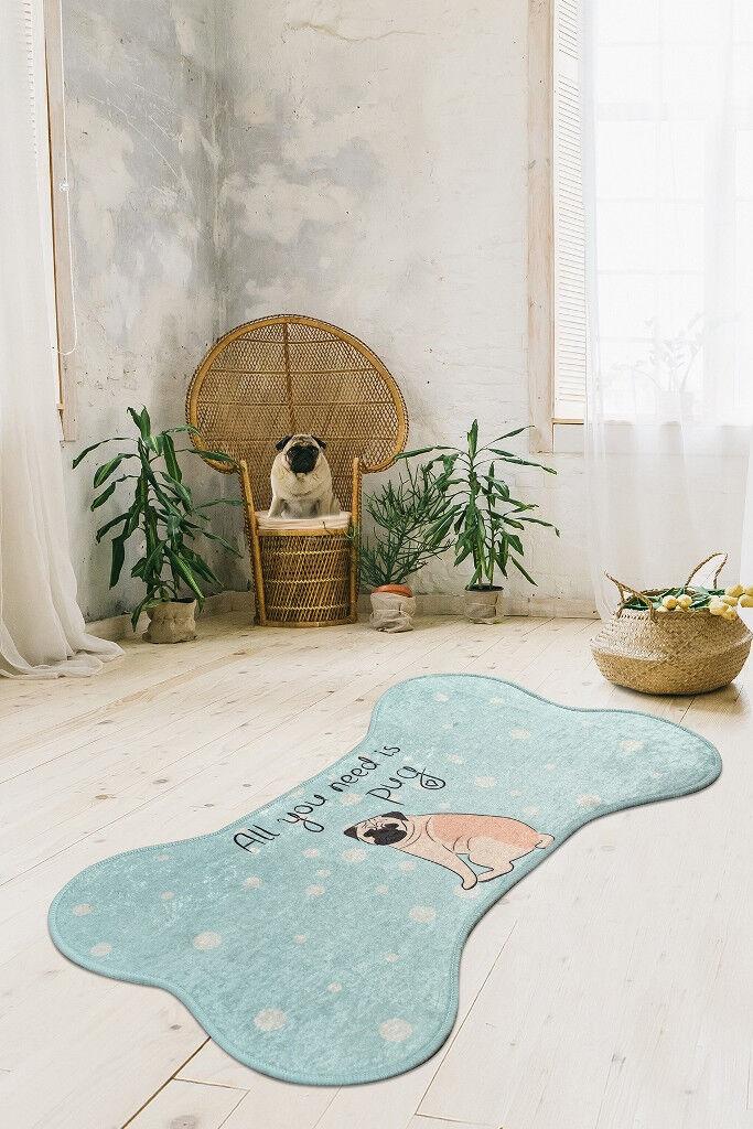 Conceptum Hypnose tepih Mops, 60 x 100 cm, šareni