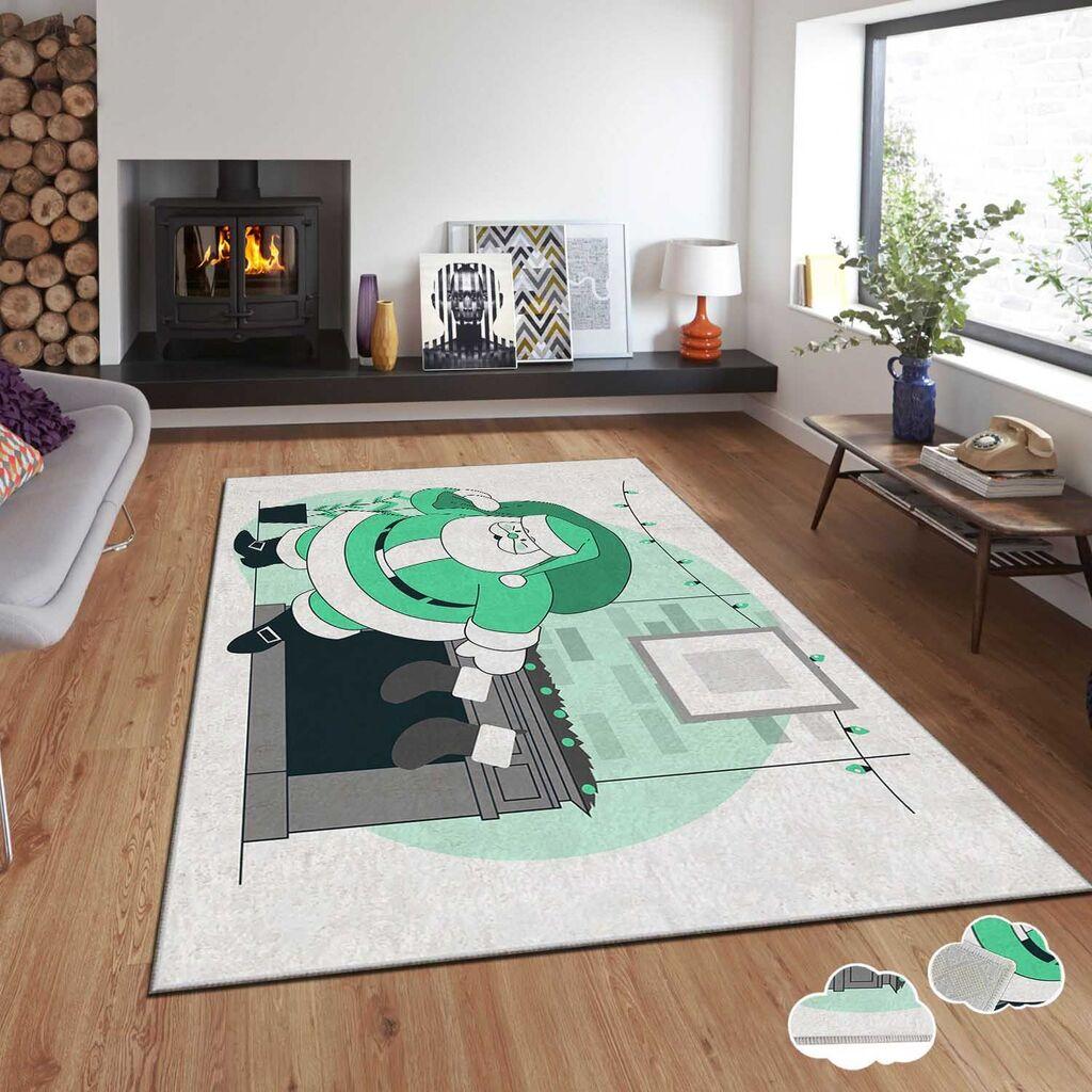 Conceptum Hypnose Tepih sa novogodišnjim motivima Asr-Crpt-21, Pravougaoni, 100 x 140 cm, Šareni