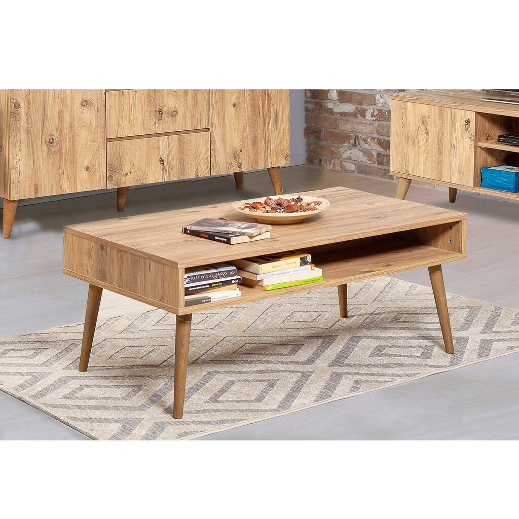 Hanah Home Klub sto Viva-200, 110x45x60 cm, Boje hrasta