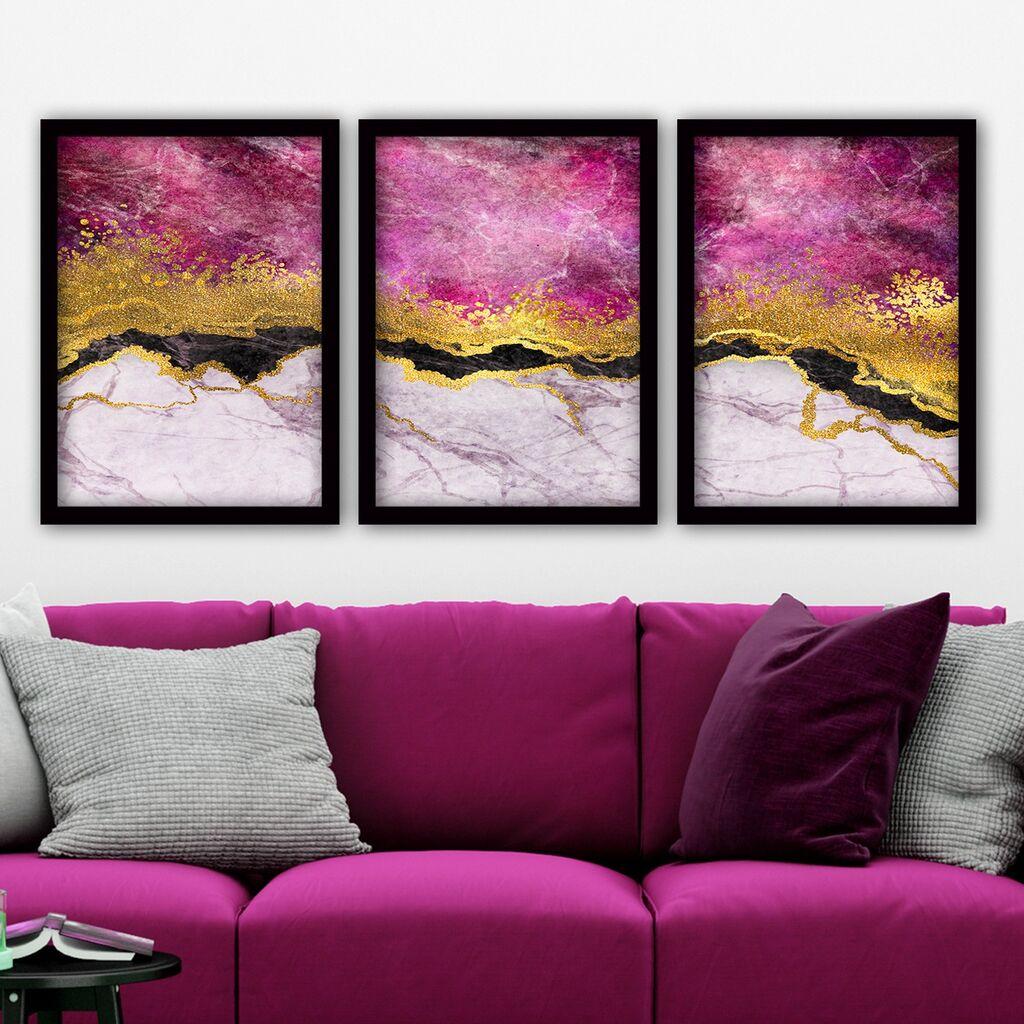 Wallity Set uramljenih slika 3SC42, 3 dijela