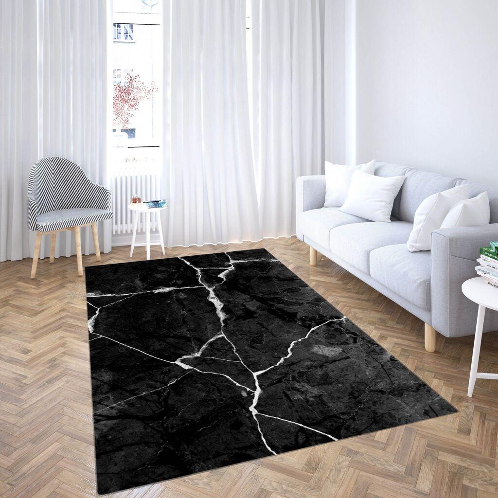 Conceptum Hypnose tepih CG_217, pravougaoni, 80 x 140 cm, crni