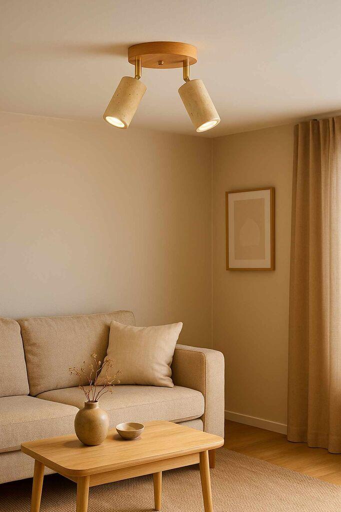 Opviq Luster Nur B, IP20, 3 x GU10 Max, 10W, Bež