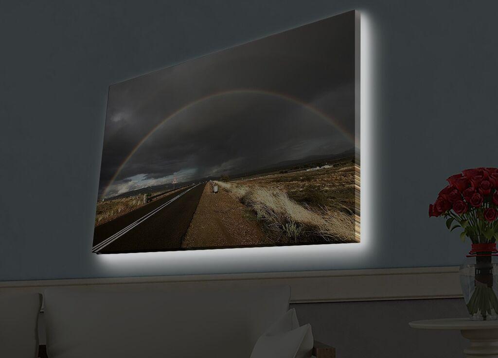 Zidna slika sa LED osvetljenjem 4570HDACT-013, 45x70 cm