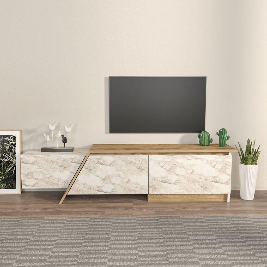 Hanah Home TV komoda Zonas, 180x28,6x35 cm, Hrast