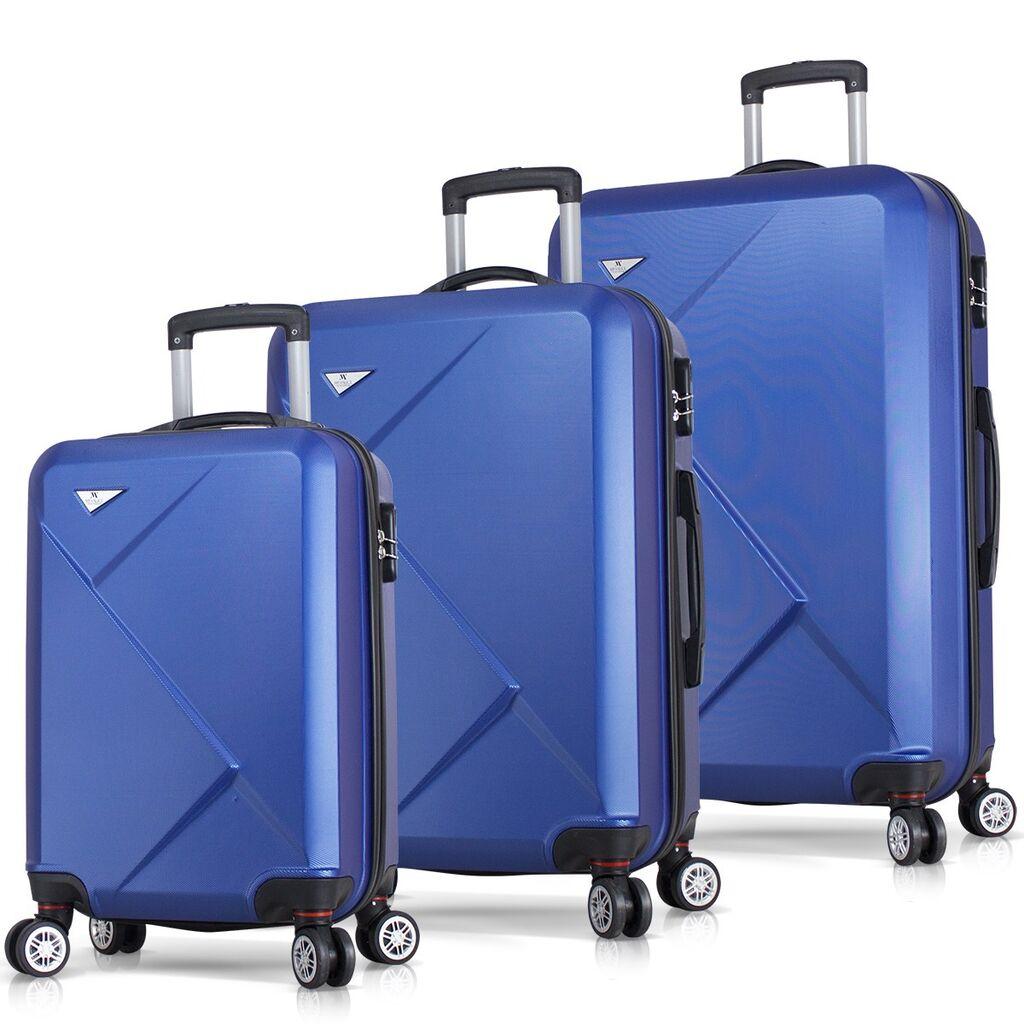 Myvalice set kofera, 37L, 70L, 100L, 100% ABS plastika, plava