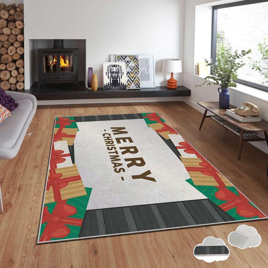 Conceptum Hypnose Tepih sa novogodišnjim motivima Asr-Crpt-60, Pravougaoni, 180 x 280 cm, Šareni