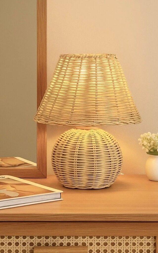 Opviq Stona lampa BRZ-343414, 40 W, 28 cm, Bež