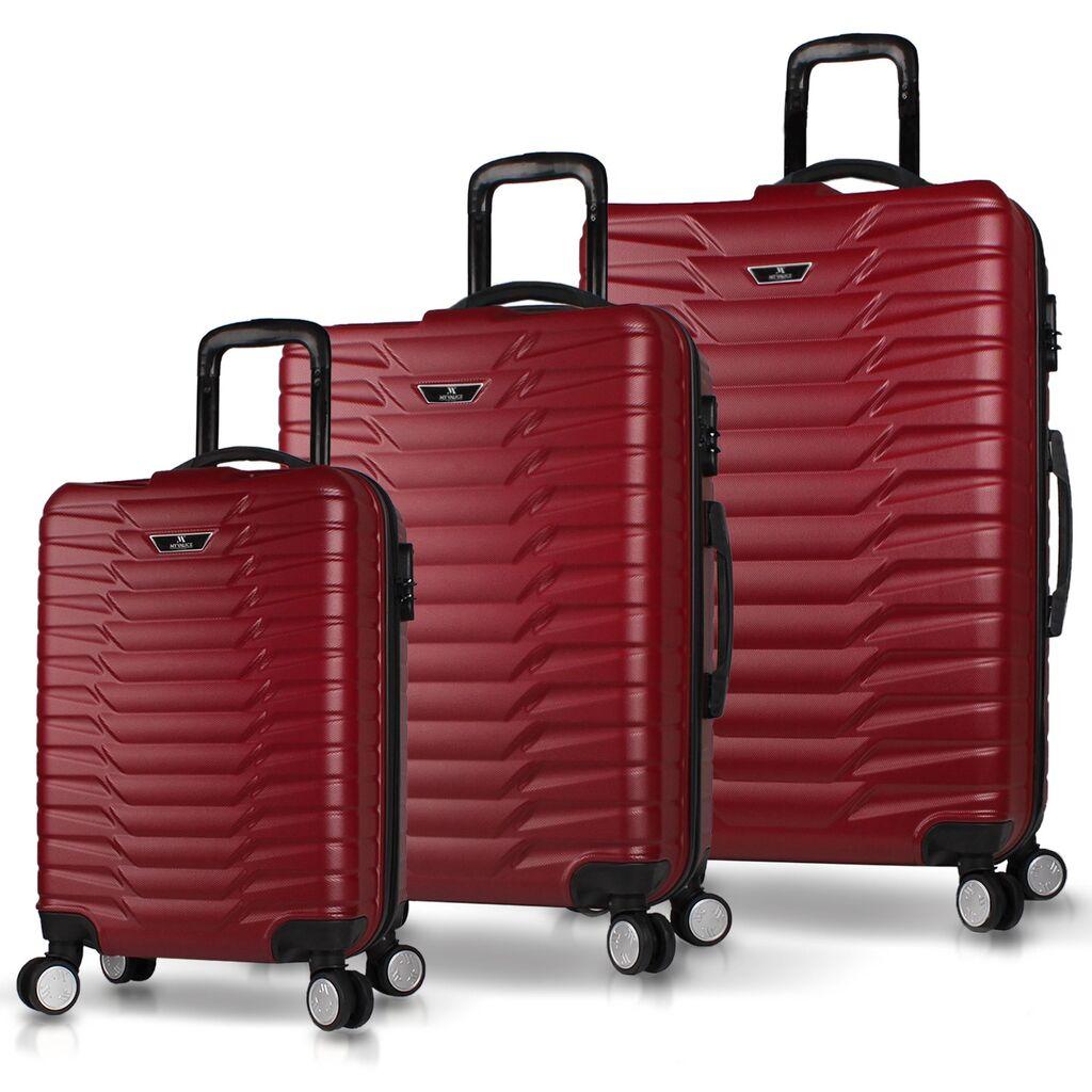 MyValice set kofera 5608, 3 dijela, crveni