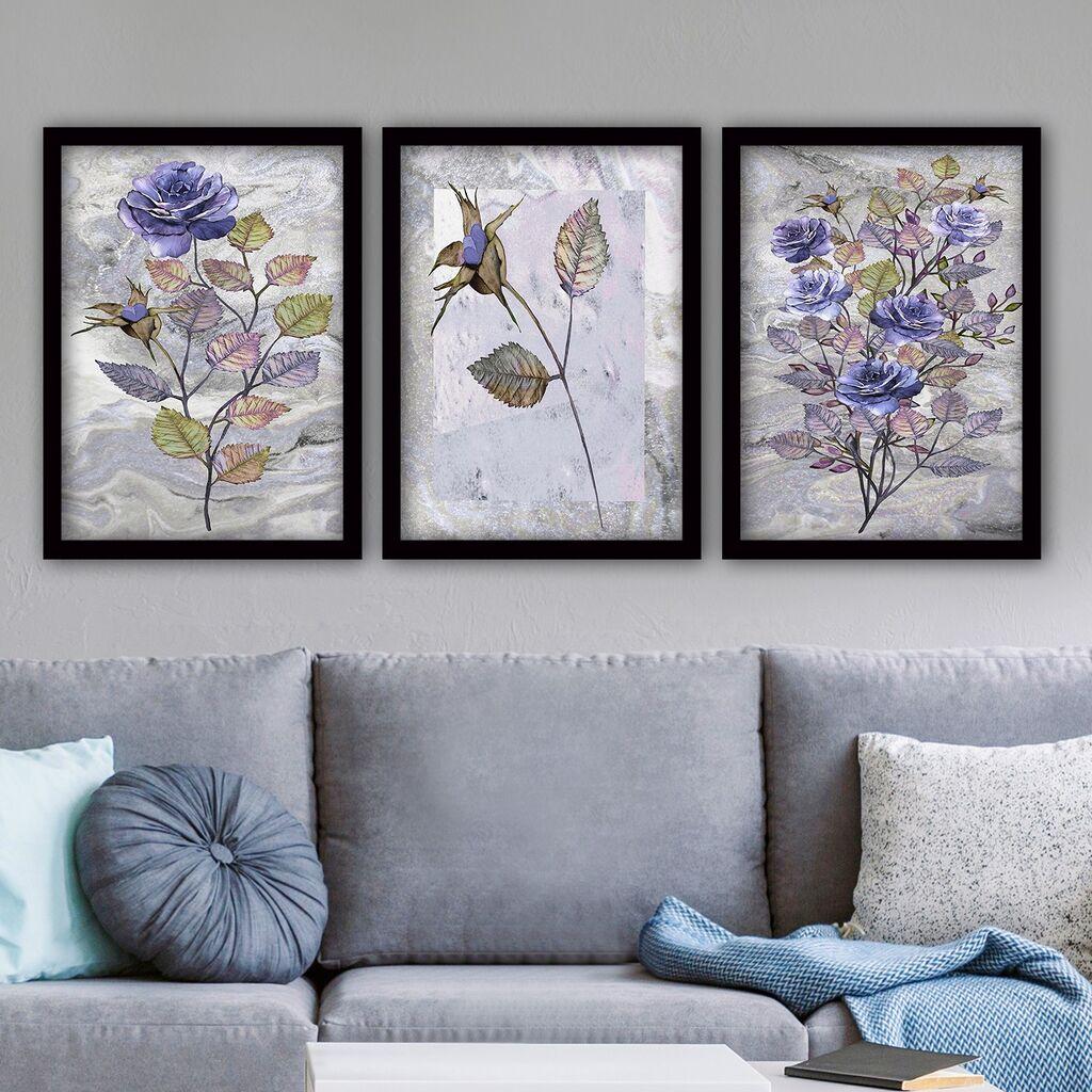 Wallity Set uramljenih slika 3SC68, 3 dijela