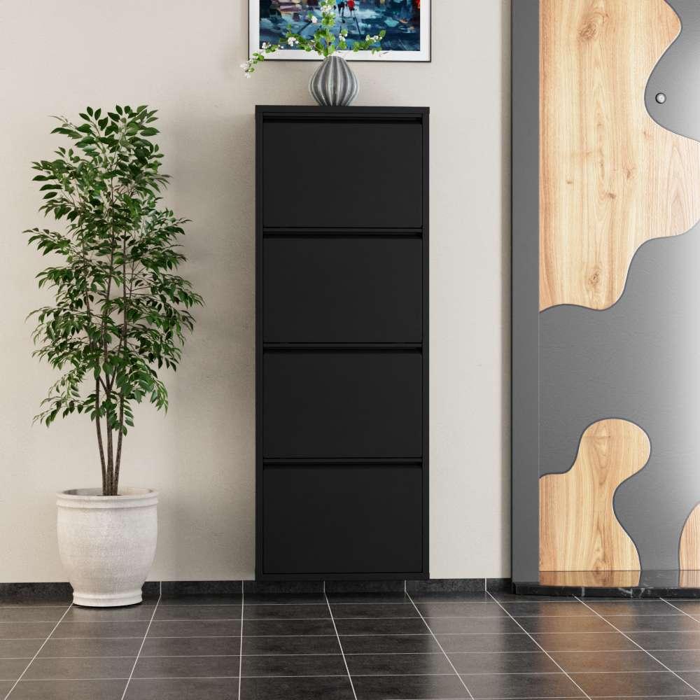 Hanah Home Stalak za cipele, 50x136x15 cm, Crni