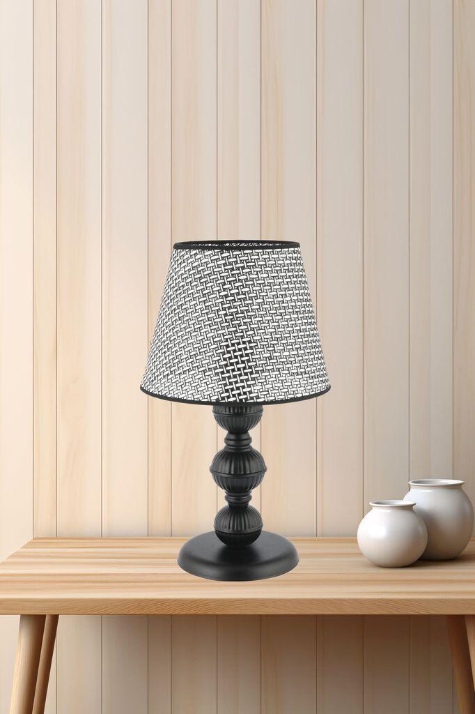 Opviq Stona lampa 301 Hazeran, 60 W, 45 cm, Siva