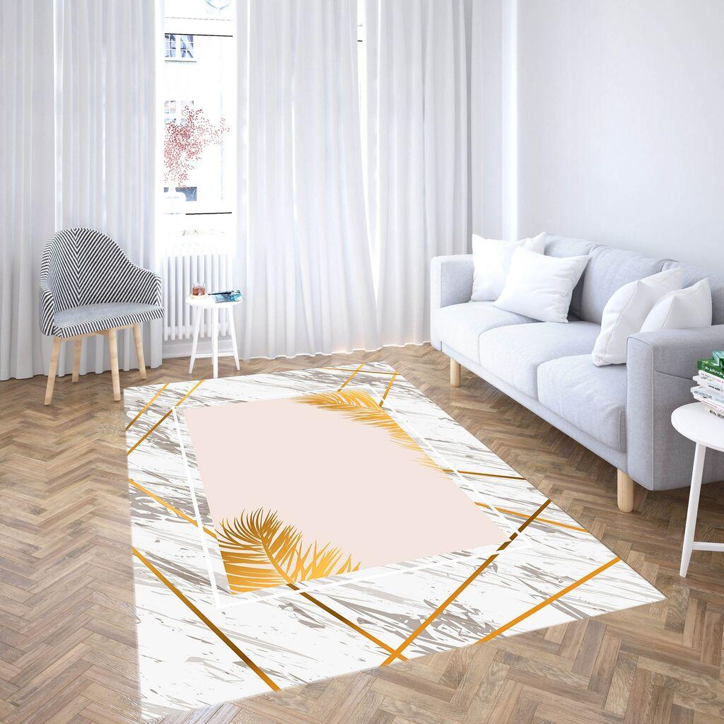 Conceptum Hypnose tepih CG_43, pravougaoni, 100 x 180 cm, krem-siva
