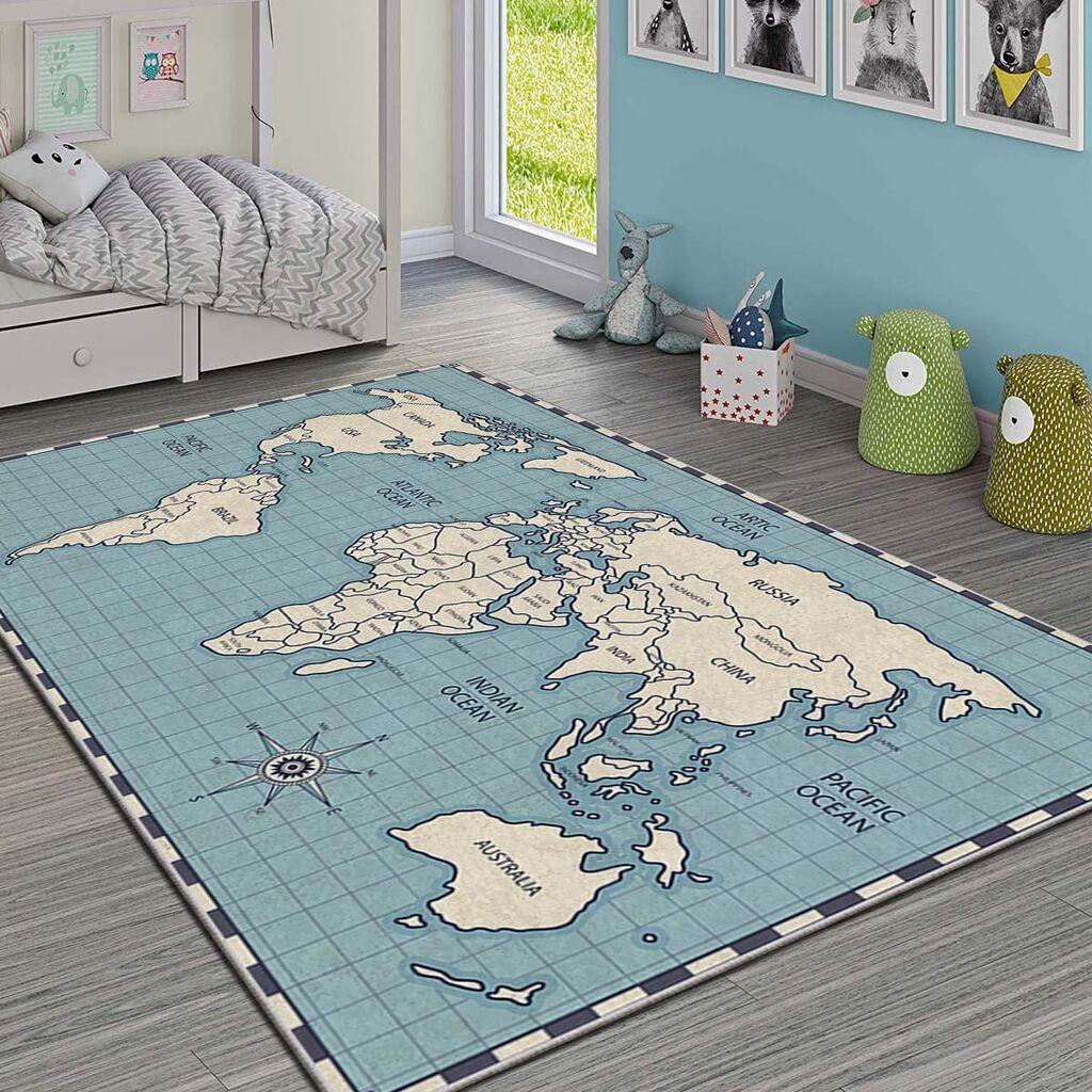 Conceptum Hypnose tepih Hmi Kdc-83, pravokutni, 100 x 140 cm, plavo-bež