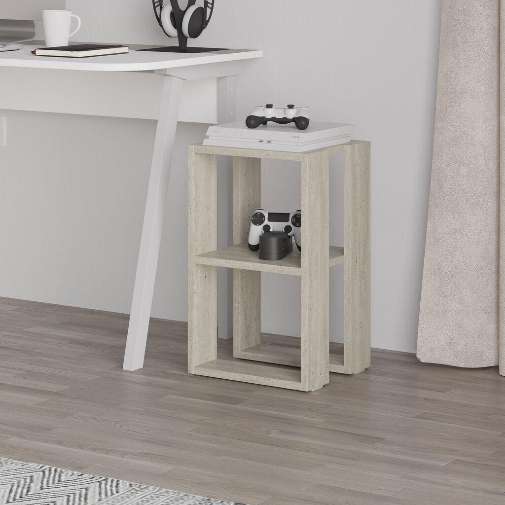 Noćni ormarić Hanah Home Lonie, 30x55x30 cm, krem