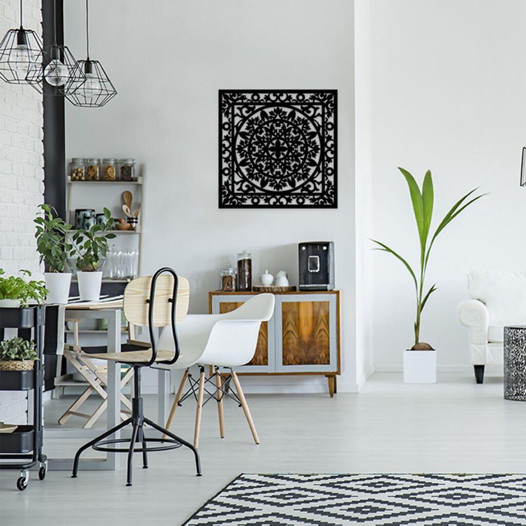 Wallity Zidna dekoracija Kilim, crna