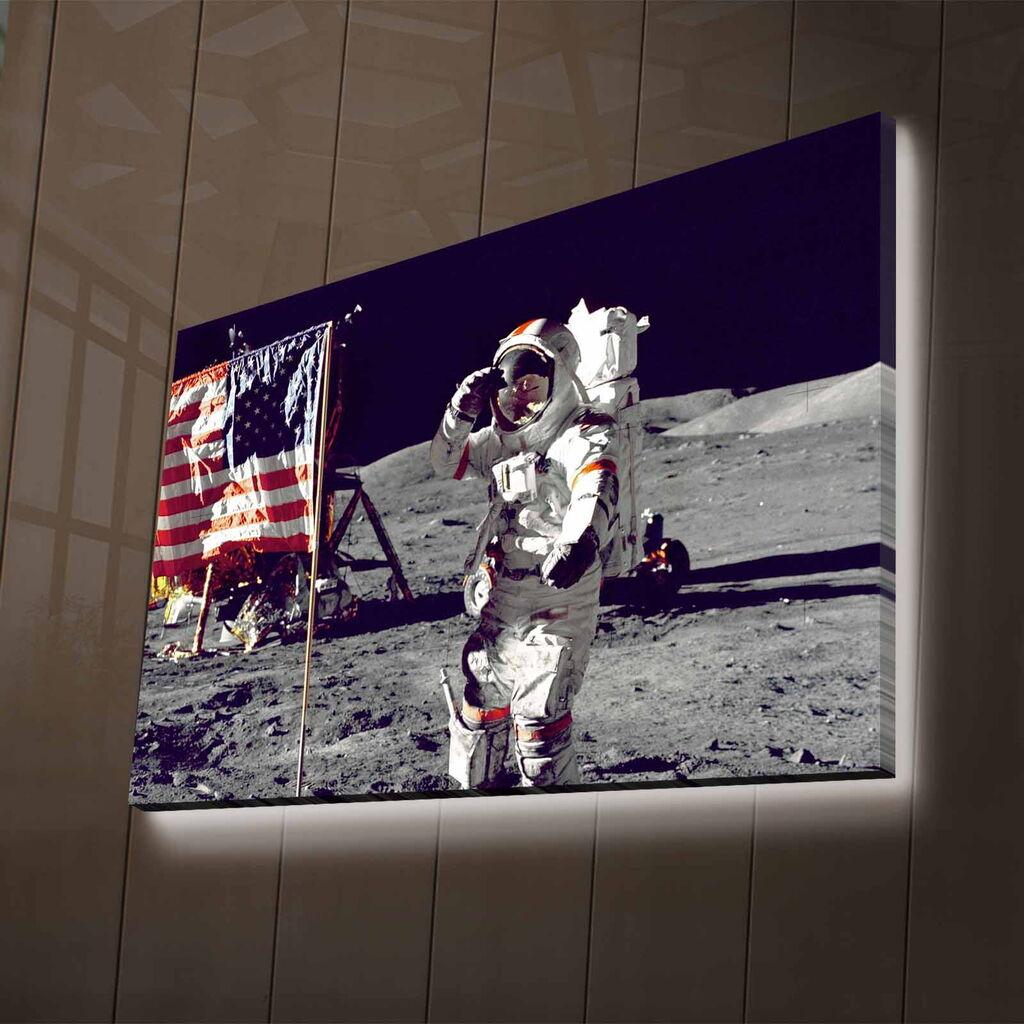 Zidna slika sa LED rasvjetom NASA-030, 45x70 cm