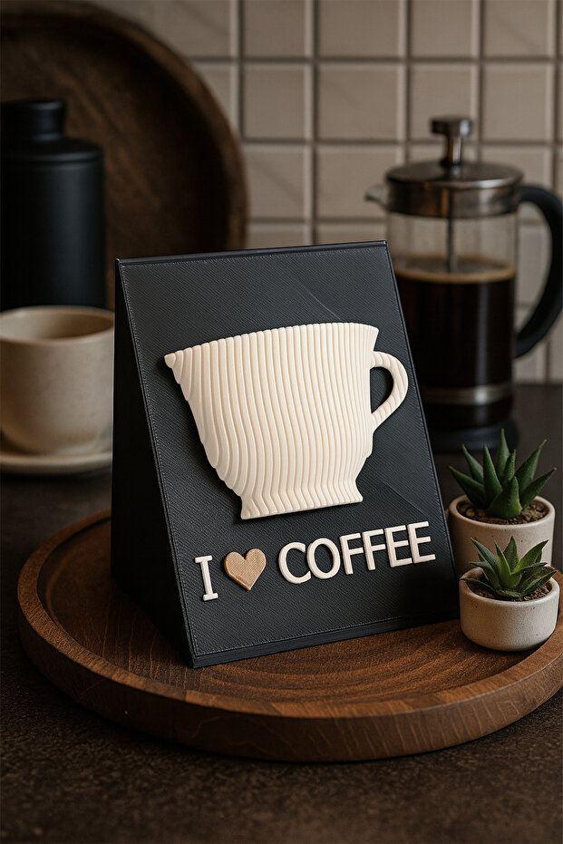 Aberto Design Dekorativni predmet Coffee Corner, 12x8,5x14 cm, Bijeli