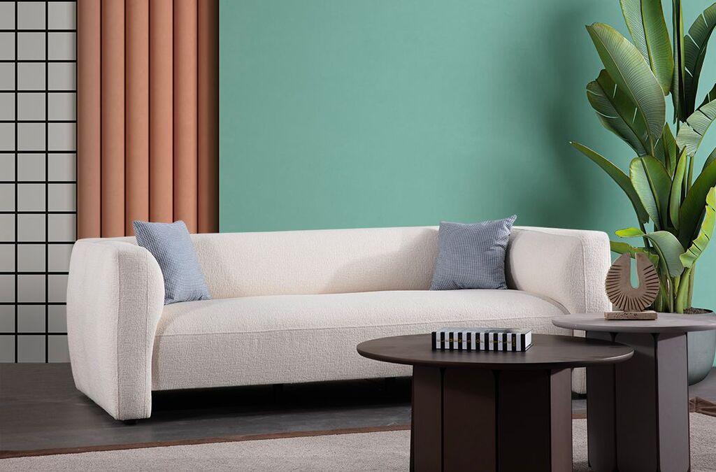 Atelier del Sofa Trosed Rena 3, 230x98x70cm, bijela