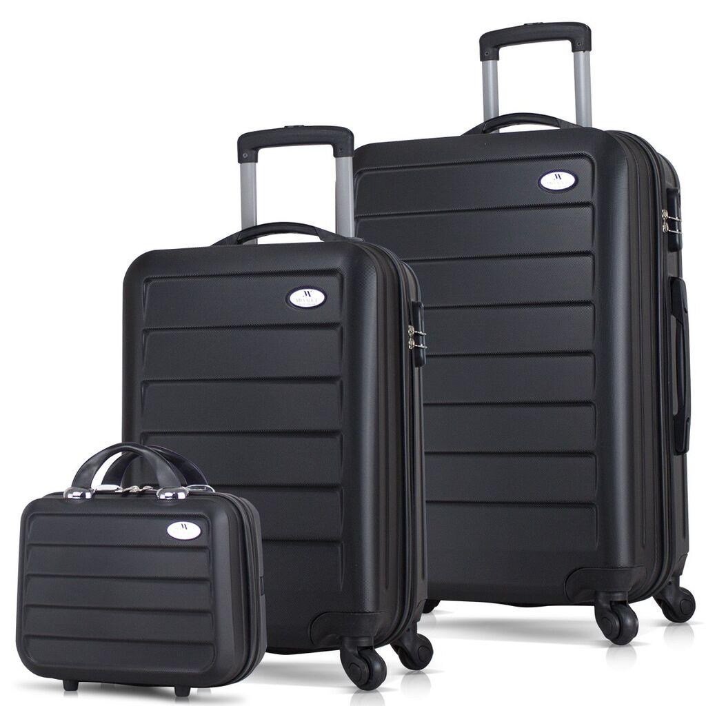 MyValice set kofera 1680, 3 dijela, crni