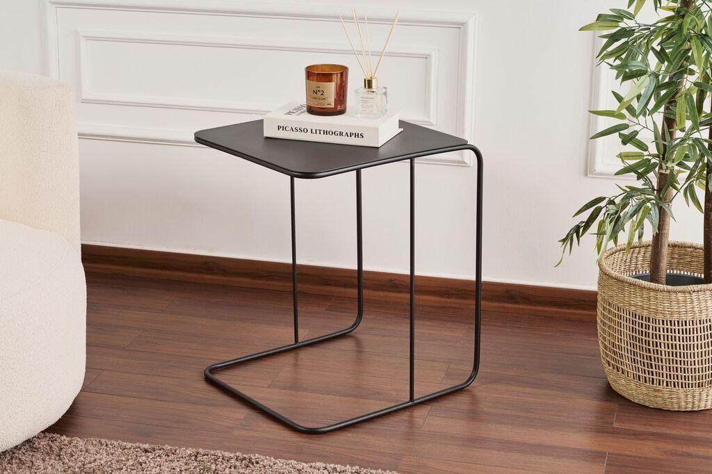 Hanah Home Club sto Shb-011, 47x46x57 cm, Crni