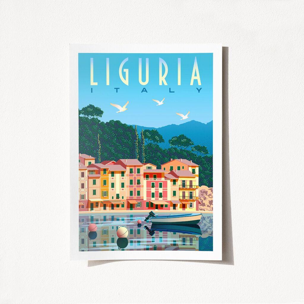 Poster Wallity Ligurija-1973, 42x59,4 cm