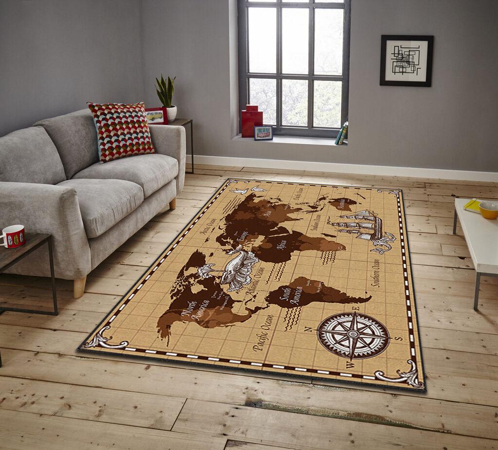 Conceptum Hypnose tepih Asr Crpt-46, pravougaoni, 100 x 140 cm, smeđi