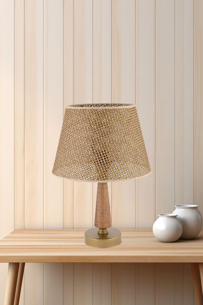 Opviq Stona lampa 302 Hazeran, 60 W, 43 cm, Krem