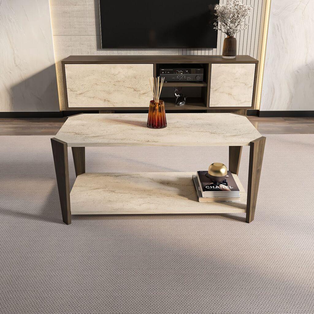Hanah Home Club sto Monao, 91x40x47,5 cm, Bež