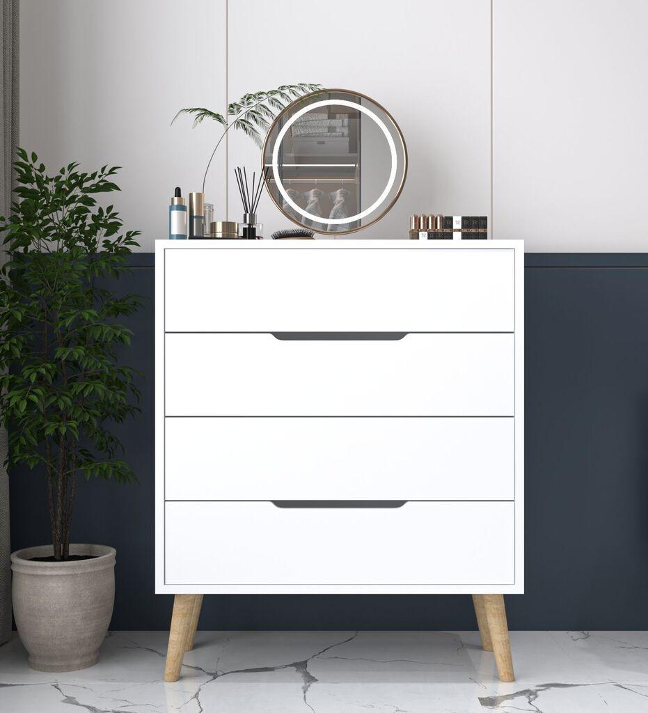 Hanah Home komoda s ladicama, bijela
