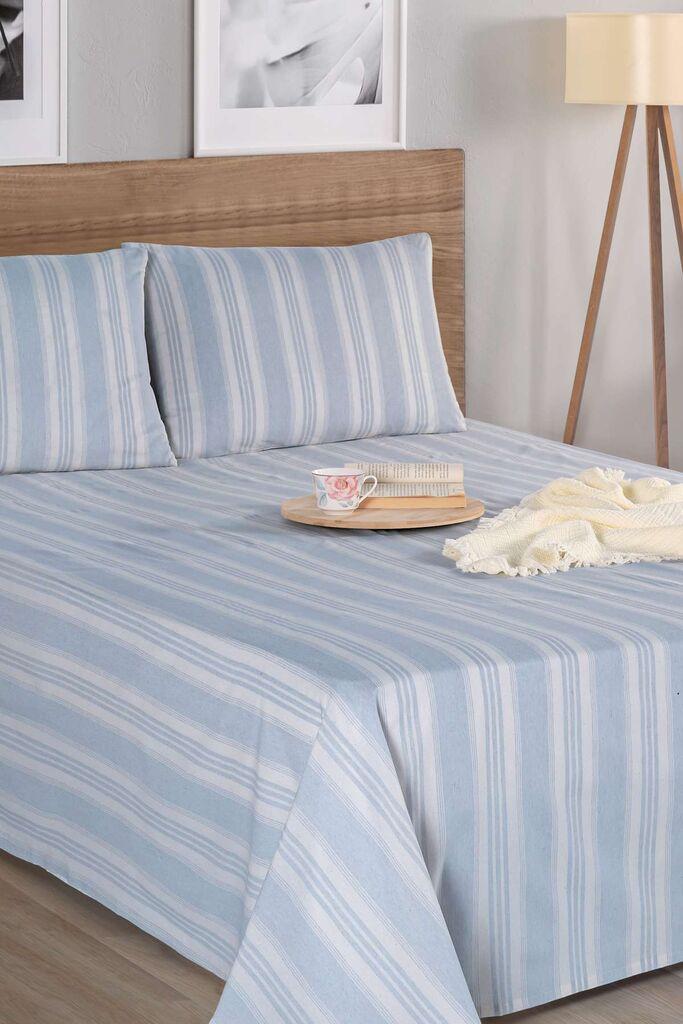 L'essentiel Maison set posteljine Soft Line, 240x160cm, siva